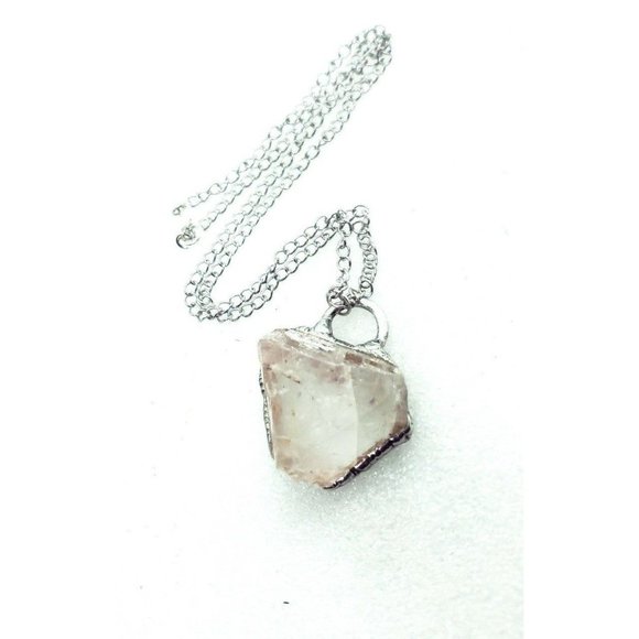 Flourite crystal Necklace handmade gothic metalwork - Picture 10 of 11